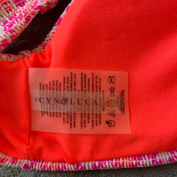 Pink Patterned Bikini Top - Picture 3 of 3